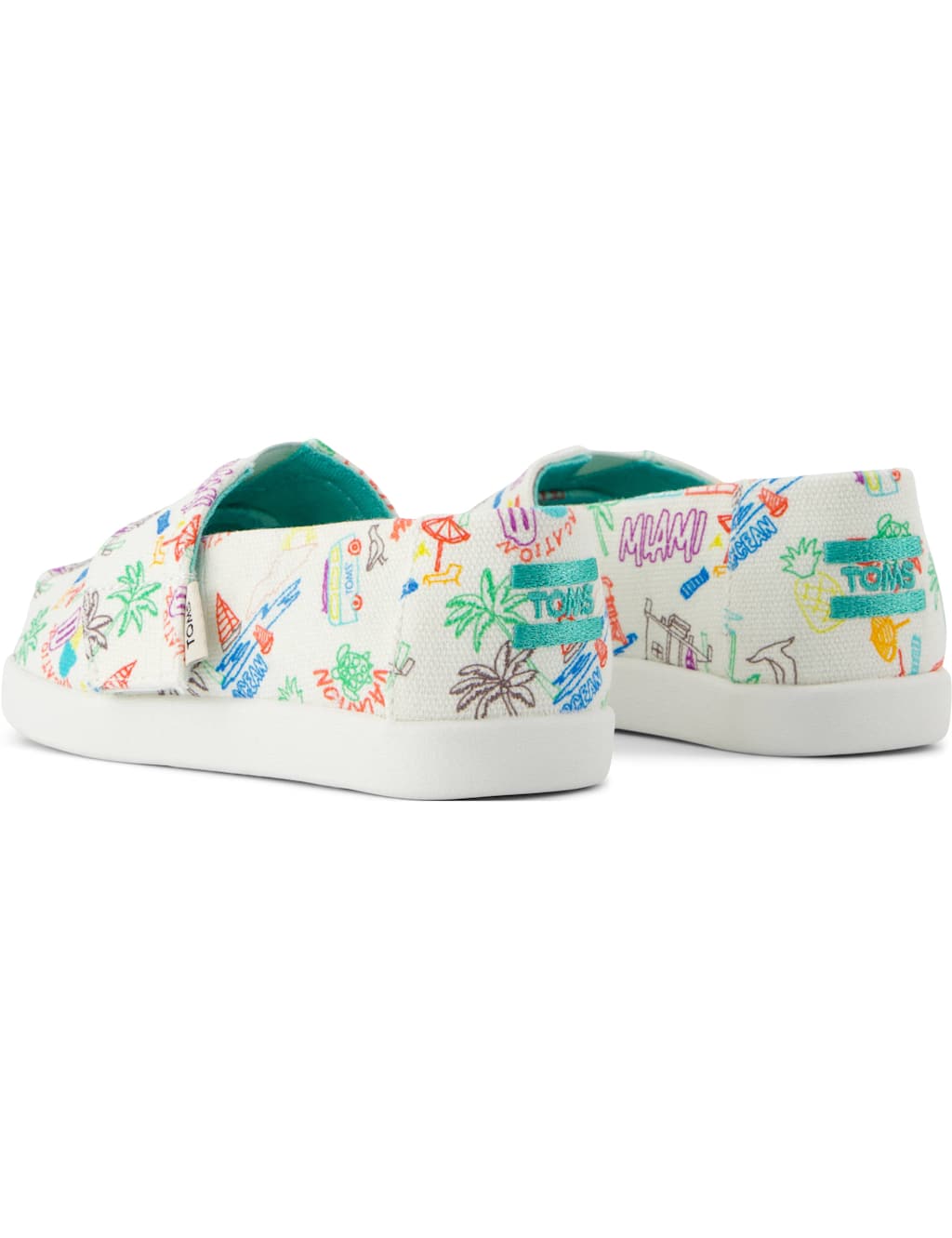 Kids' Doodle Print Riptape Espadrilles (4 Small - 2 Large) 6 of 15