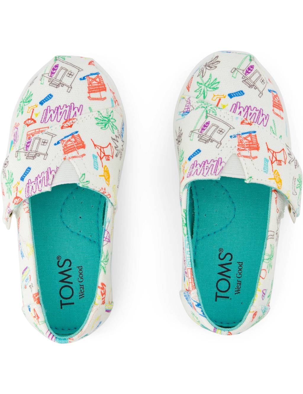 Kids' Doodle Print Riptape Espadrilles (4 Small - 2 Large) 10 of 15