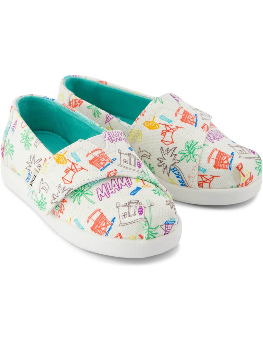 Kids' Doodle Print Riptape Espadrilles (4 Small - 2 Large) 12 of 15