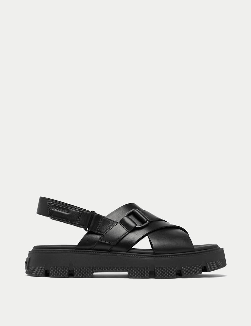 Rein Leather Crossover Chunky Flat Sandals 1 of 8