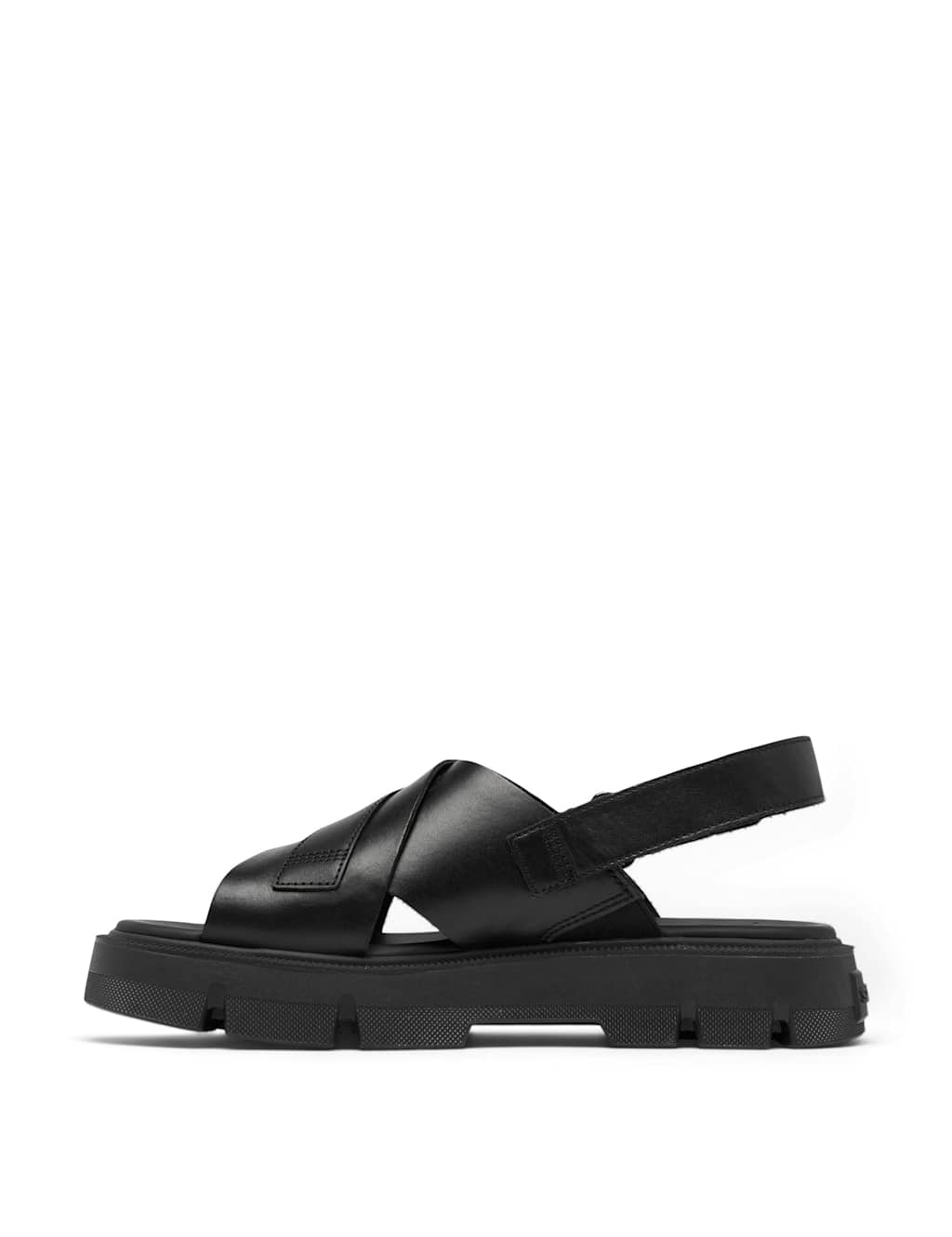 Rein Leather Crossover Chunky Flat Sandals 5 of 8