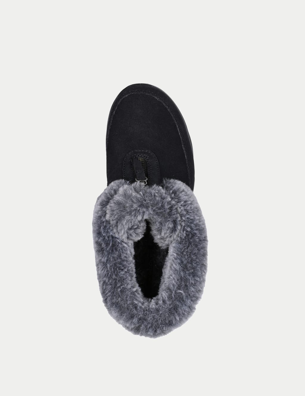 Suede Faux Fur Trim Winter Boots 3 of 4