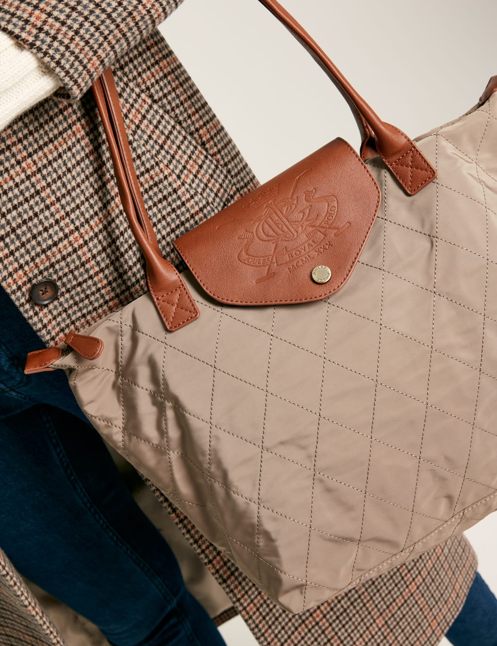 Quilted Tote Bag Joules M S
