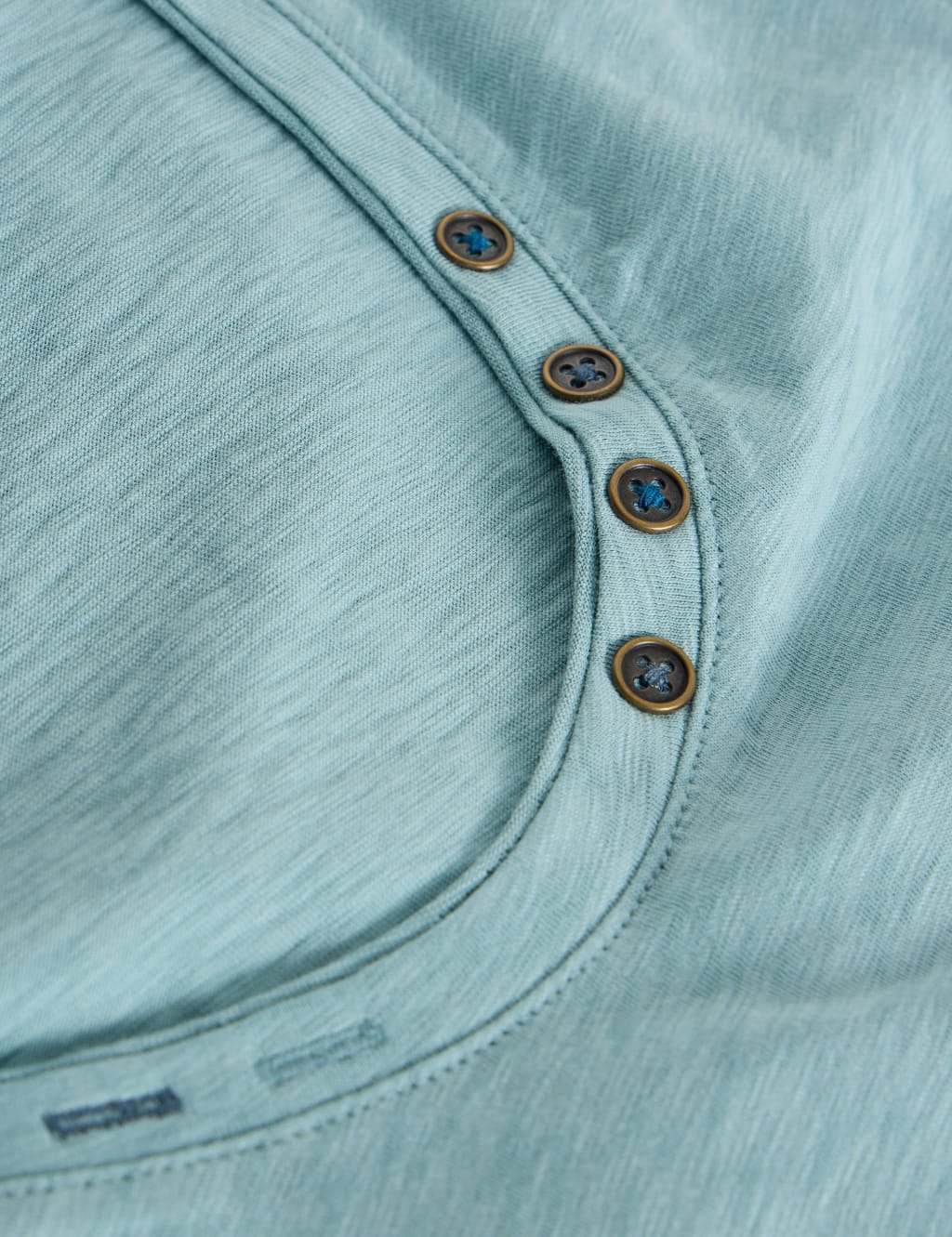 Pure Cotton Scoop Neck T-Shirt 6 of 6