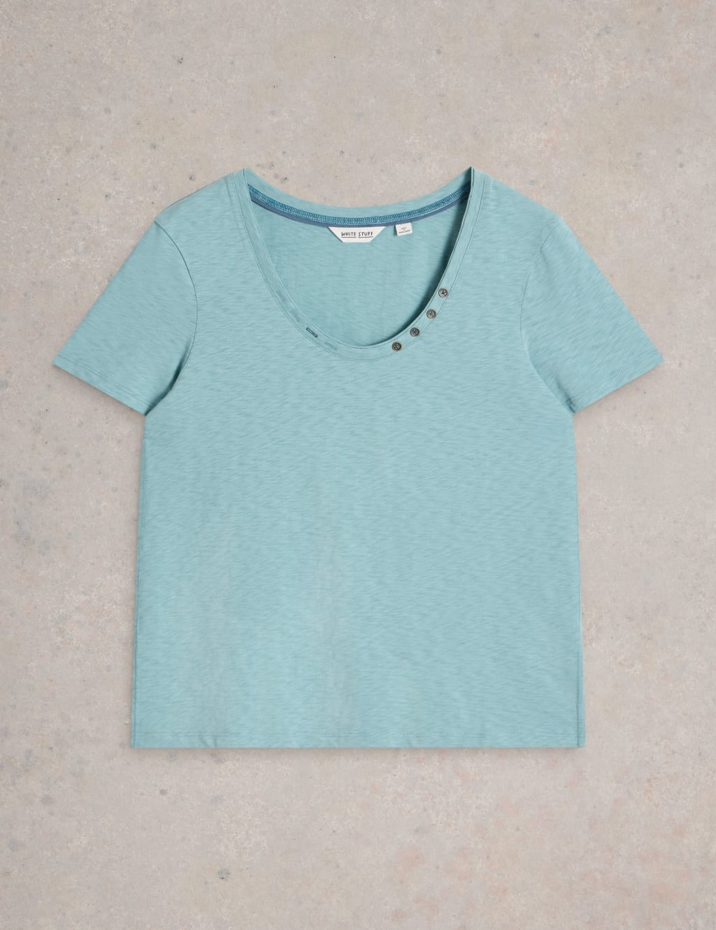 Pure Cotton Scoop Neck T-Shirt 2 of 6