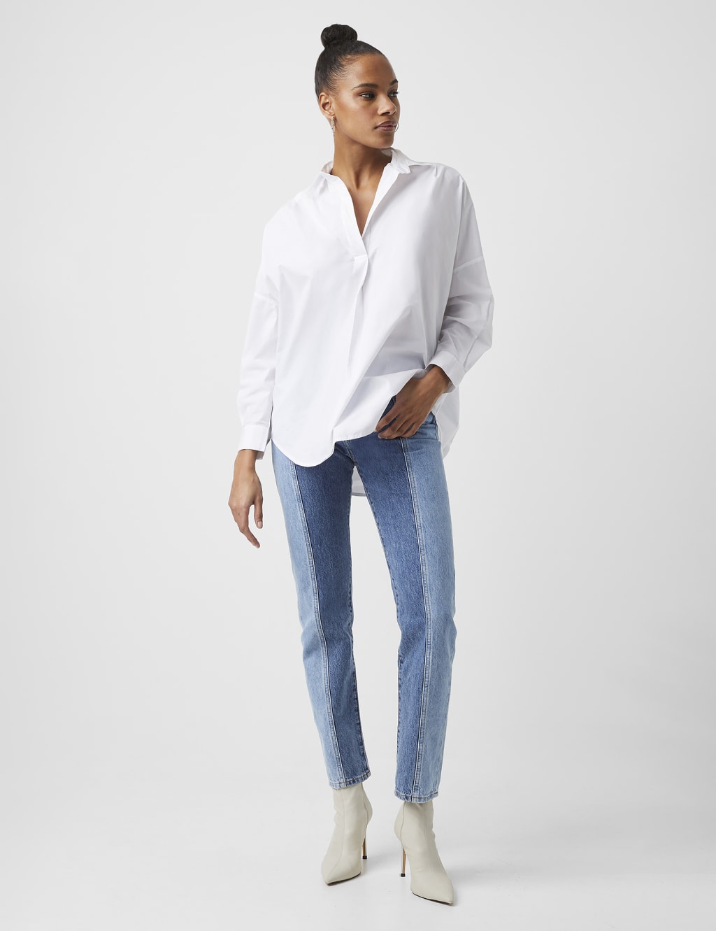 Pure Cotton Long Sleeve Popover Shirt 1 of 3