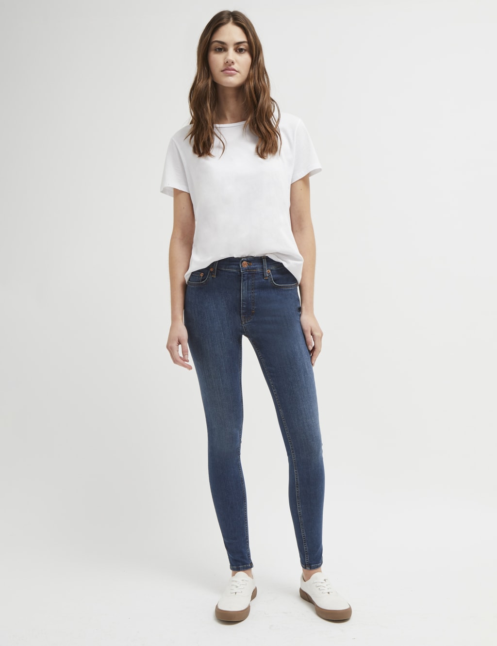 Skinny Ankle Grazer Jeans 1 of 4