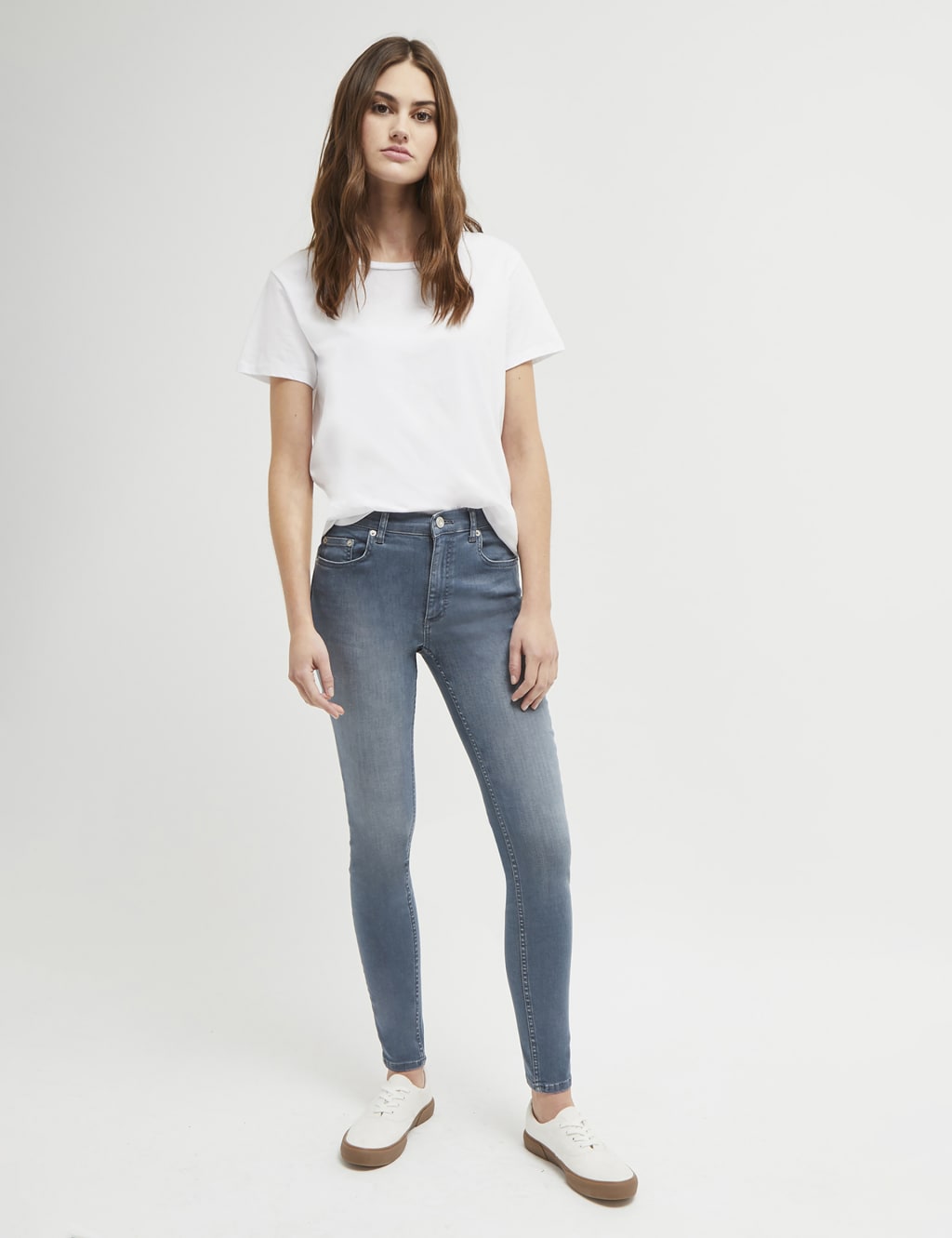 Skinny Ankle Grazer Jeans 1 of 4
