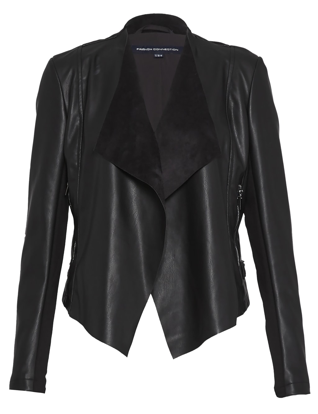Faux Leather Short Jacket French Connection M S