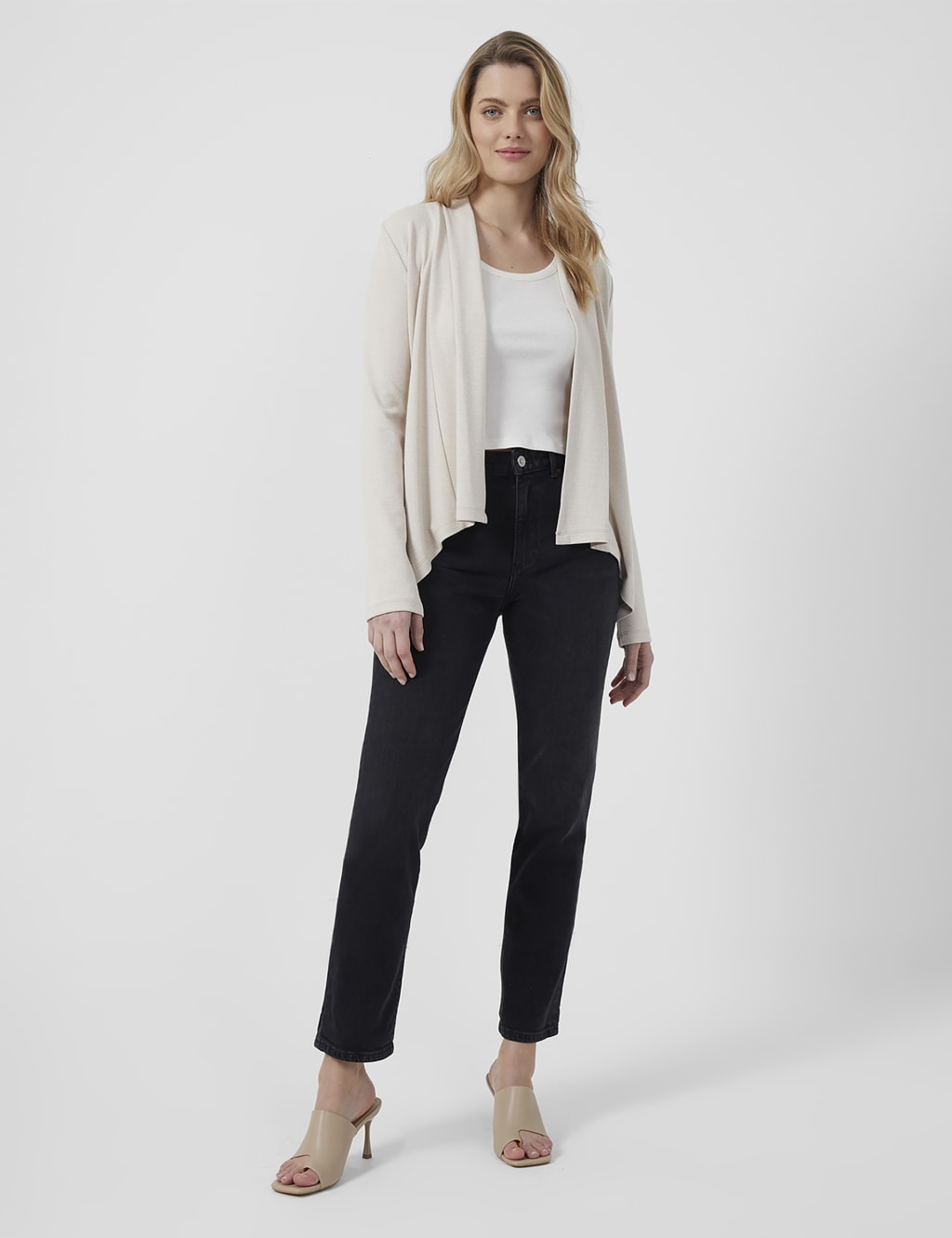 Collarless Short Jacket 1 of 4