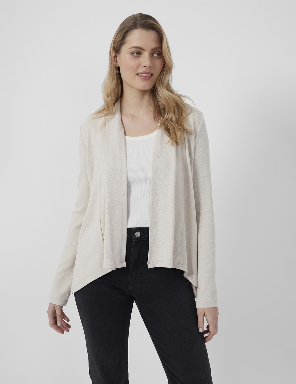 Collarless Short Jacket 3 of 4