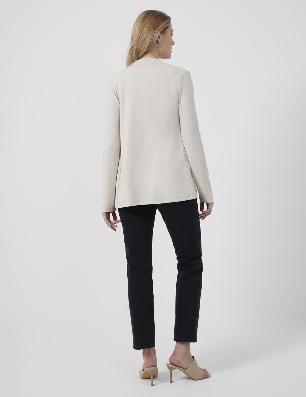 Collarless Short Jacket 4 of 4