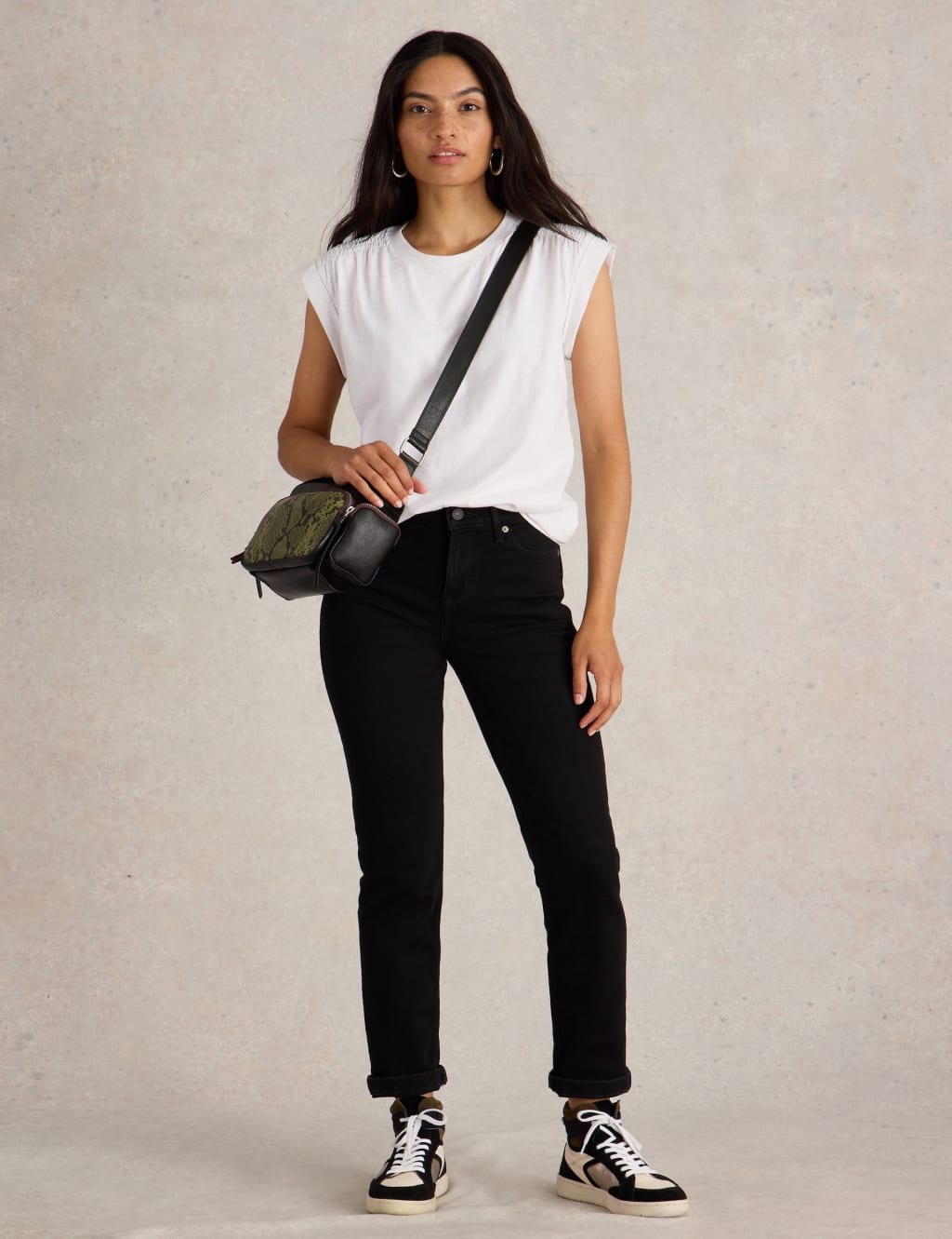 Pure Cotton Ruched T-Shirt 4 of 6