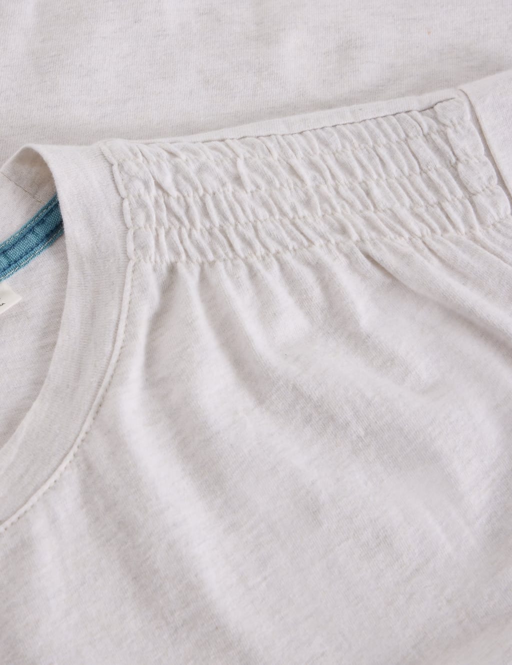 Pure Cotton Ruched T-Shirt 6 of 6
