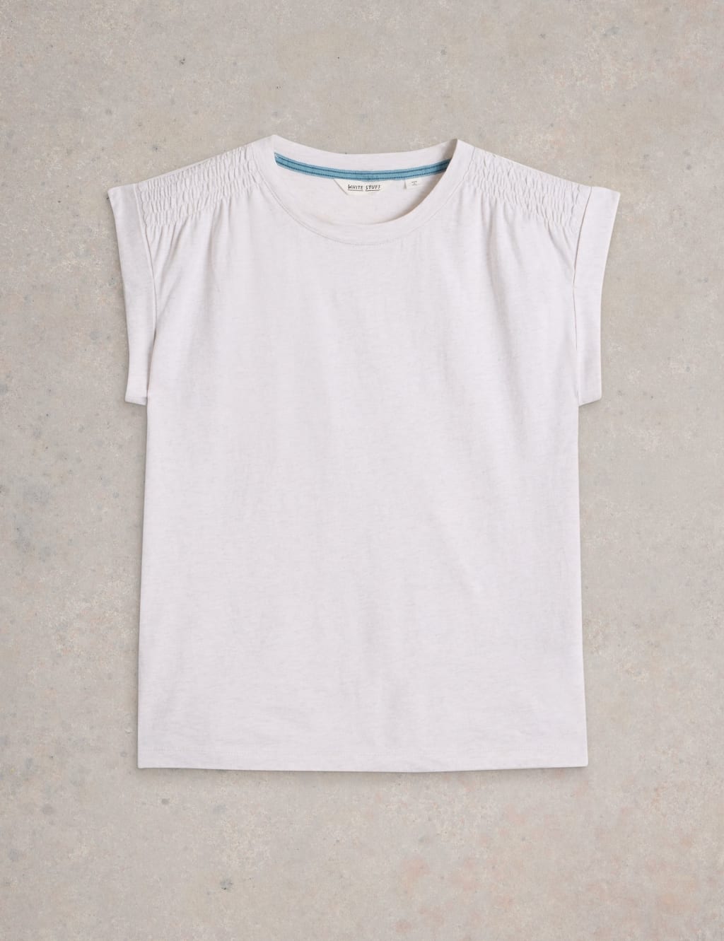 Pure Cotton Ruched T-Shirt 2 of 6