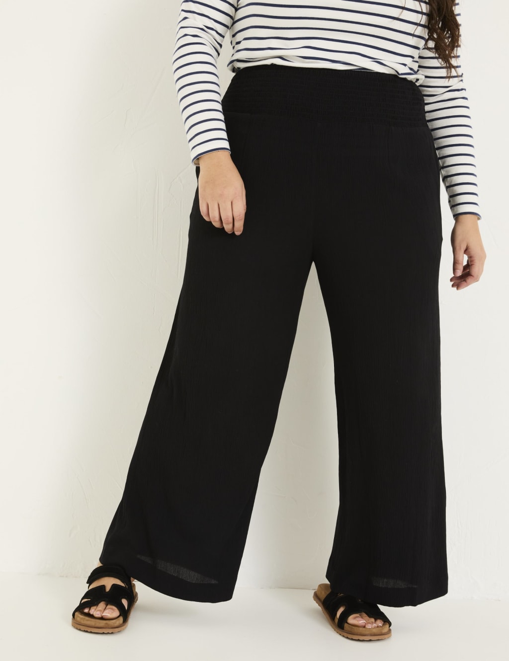 Elasticated Waist Palazzo Trousers 8 of 10