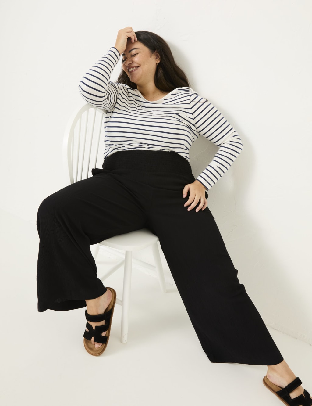 Elasticated Waist Palazzo Trousers 10 of 10
