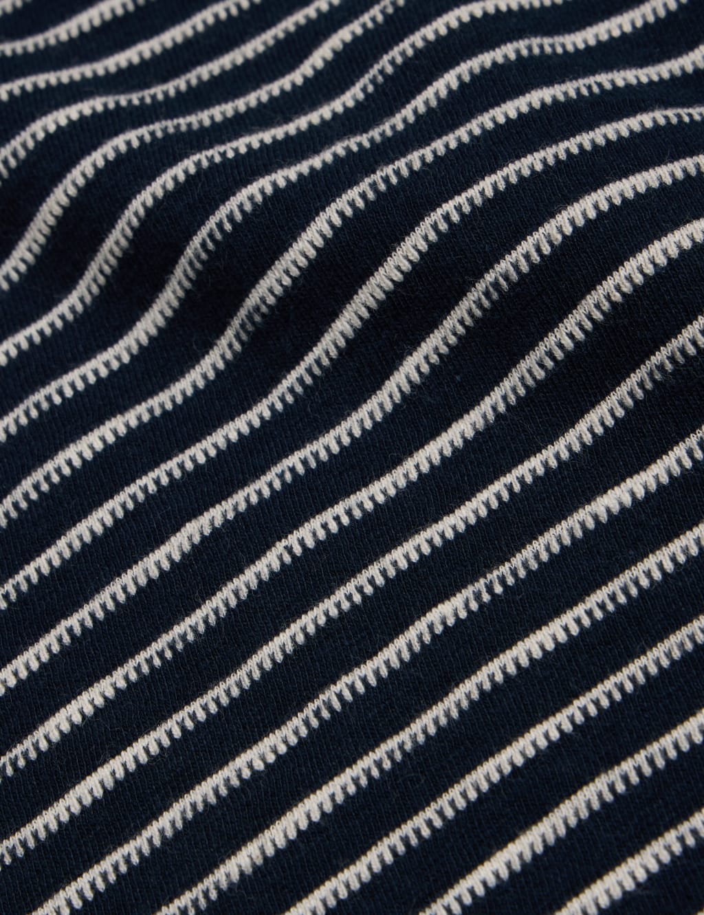 Pure Cotton Embroidered Striped T-Shirt 6 of 6