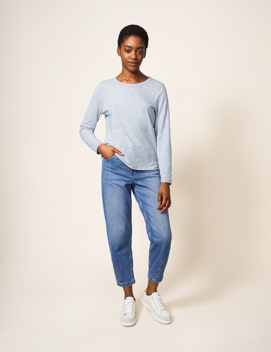 Pure Cotton Crew Neck T-Shirt 1 of 5
