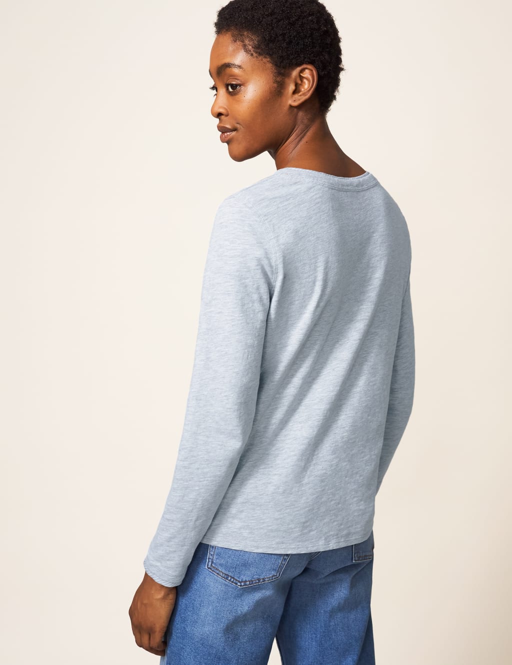 Pure Cotton Crew Neck T-Shirt 3 of 5