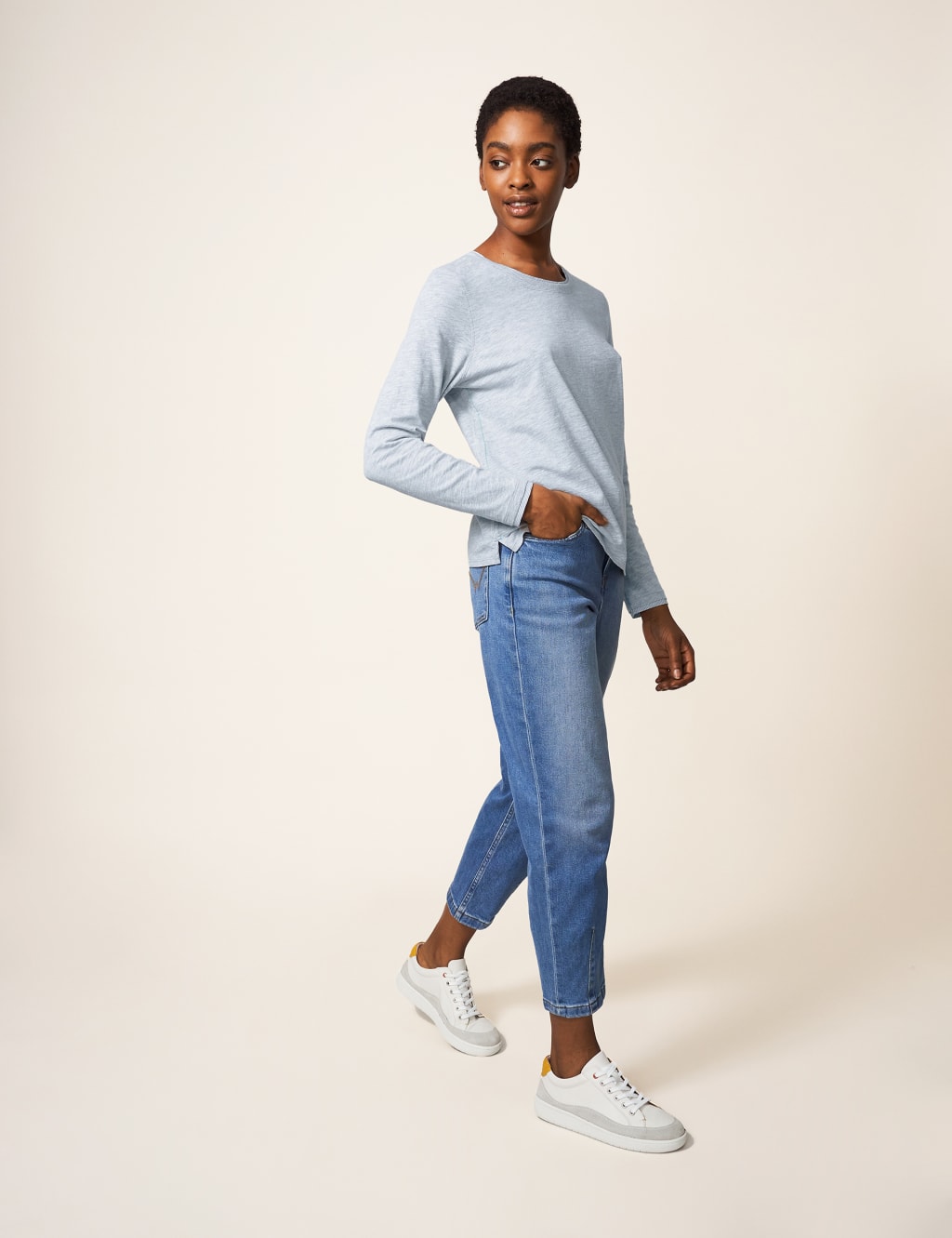 Pure Cotton Crew Neck T-Shirt 5 of 5