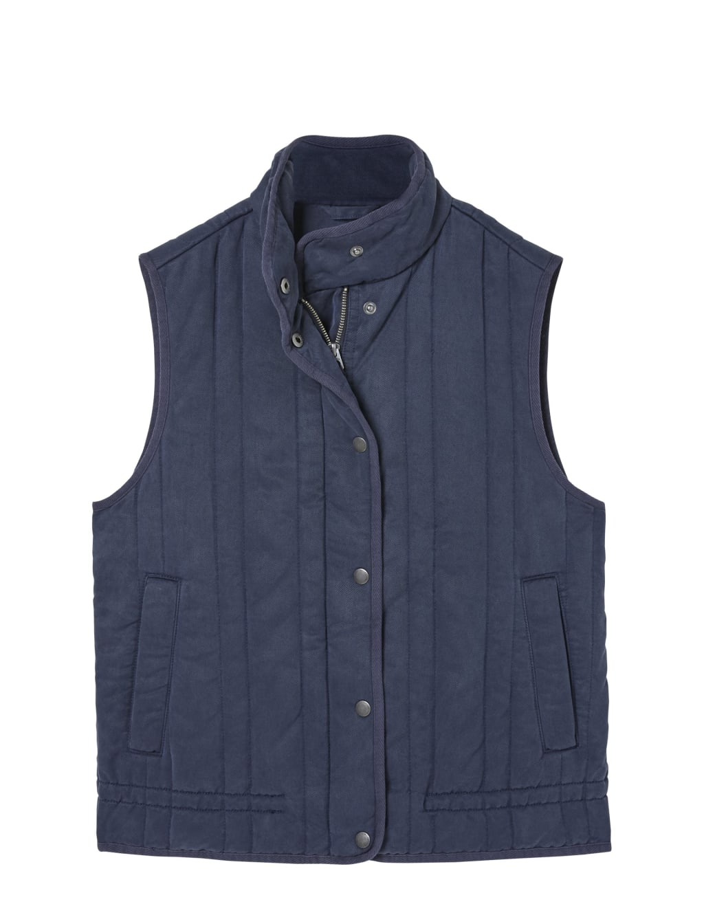 Modal Quilted High Neck Gilet 2 of 5