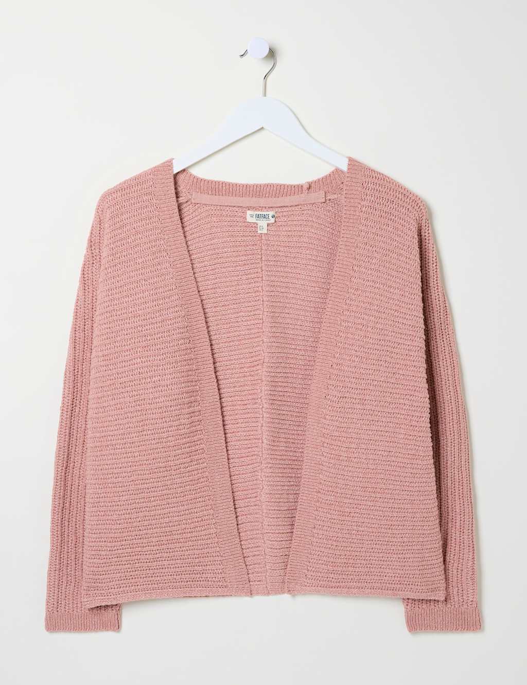 Cotton Rich Textured Cardigan 2 of 5