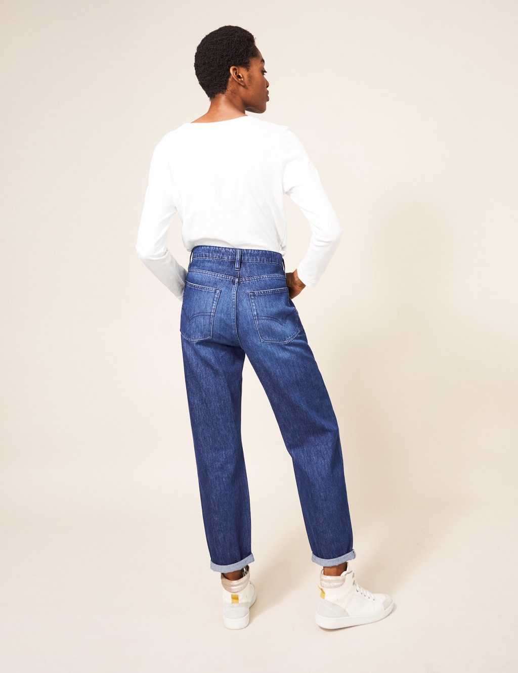 Boyfriend Distressed Jeans 4 of 5