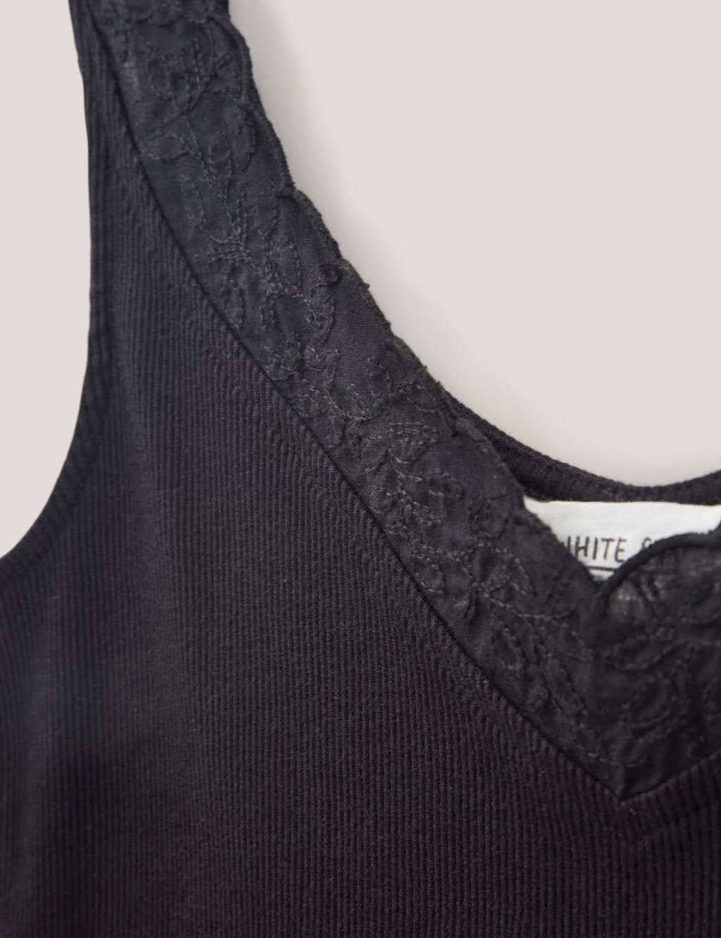 Pure Cotton Ribbed V-neck Vest 6 of 6