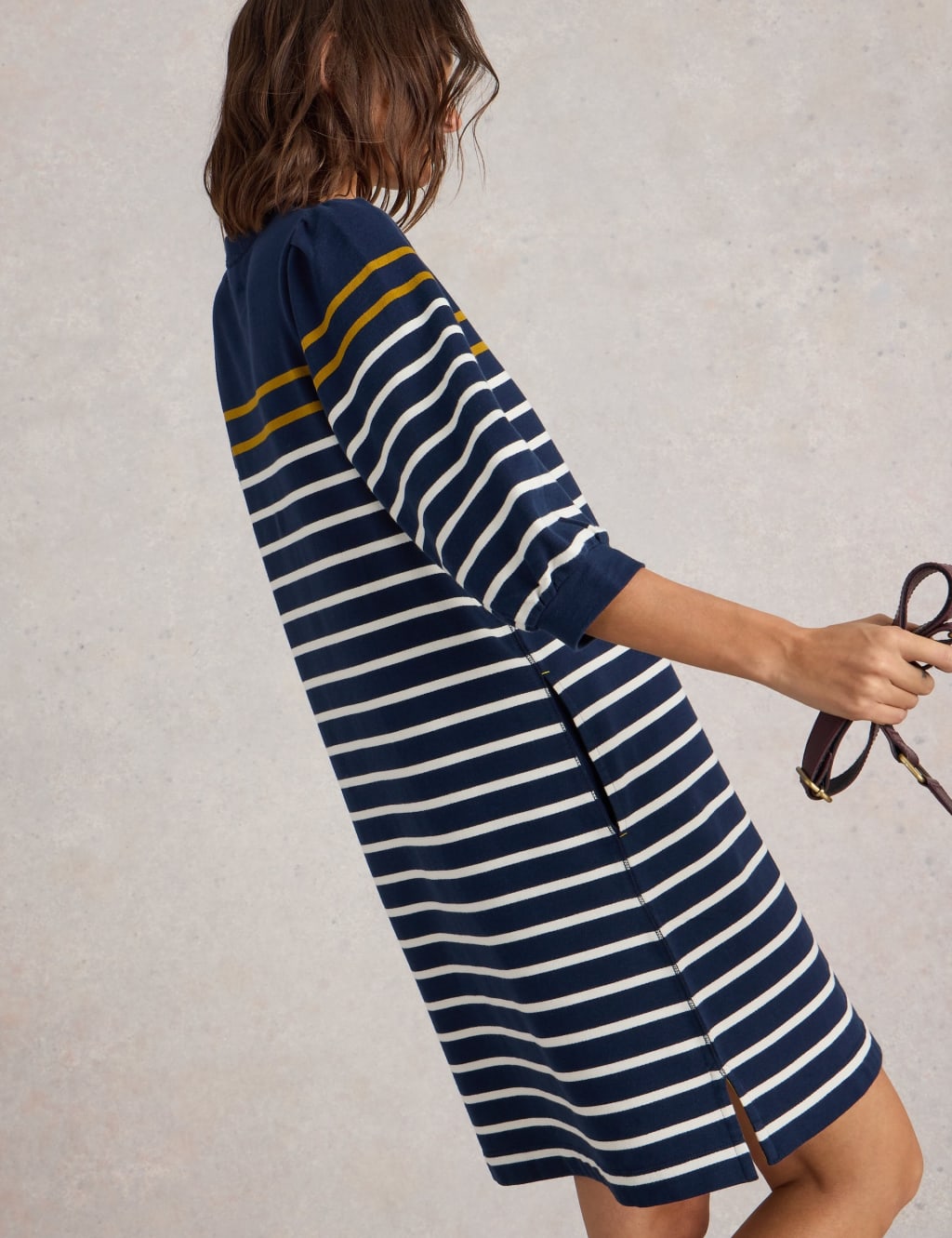 Striped cotton t shirt dress new arrivals