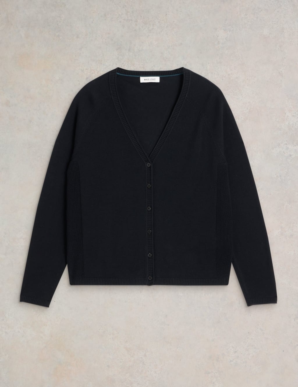 Black button front cardigan online