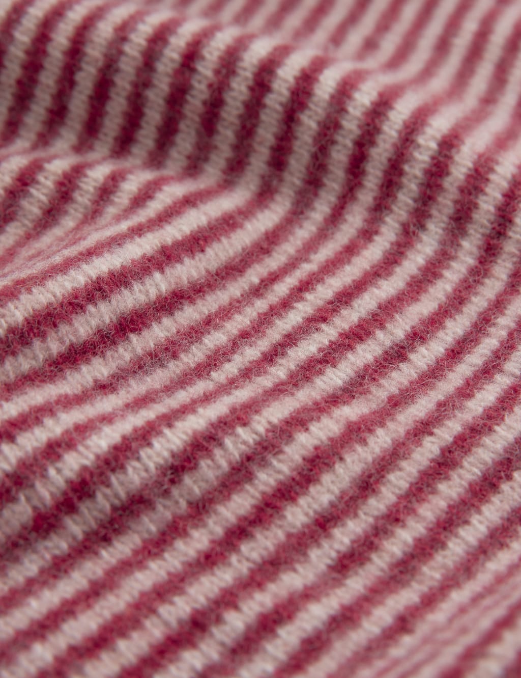 Pure Lambswool Striped Funnel Neck Jumper 8 of 9