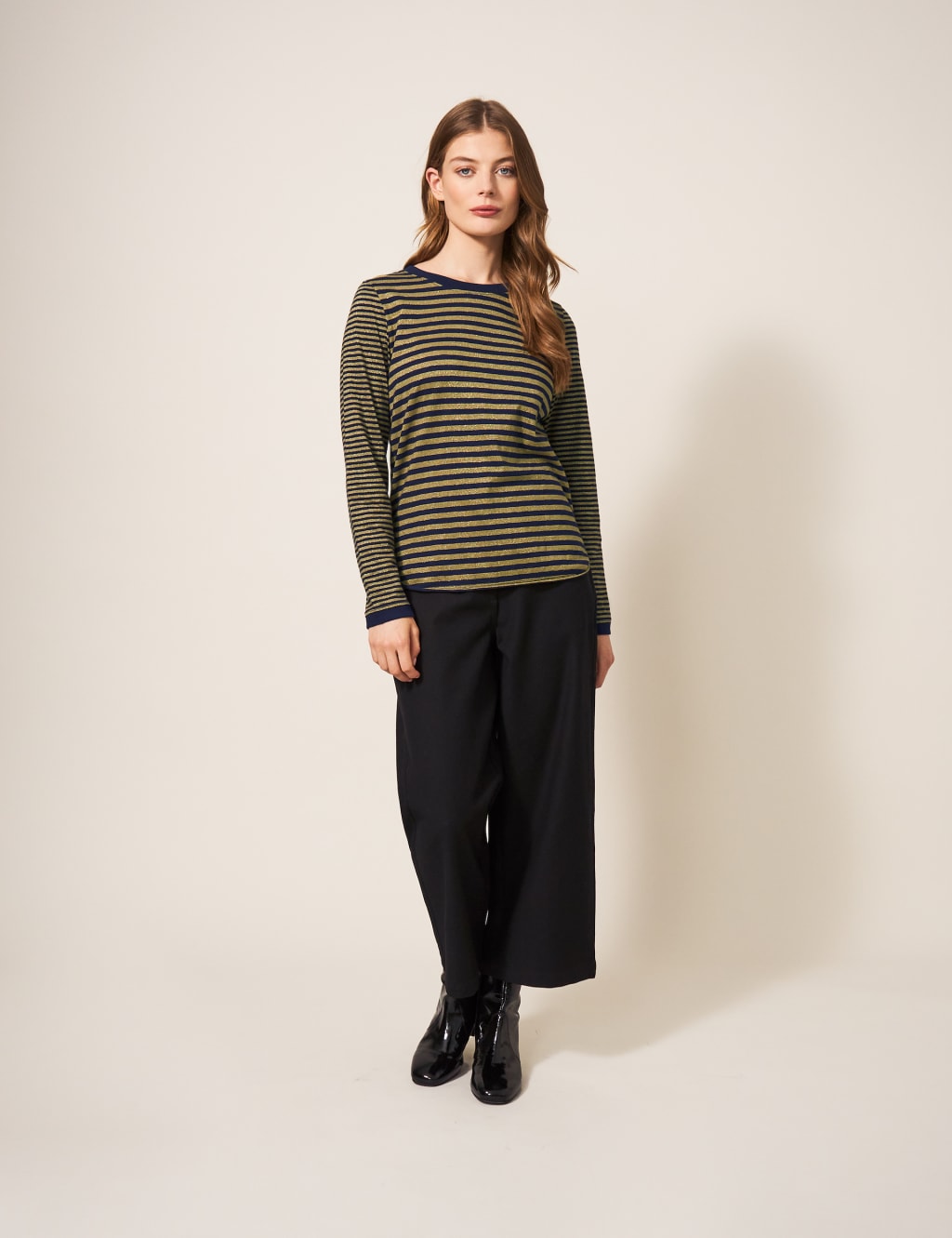 Cotton Rich Sparkly Striped Top 3 of 4