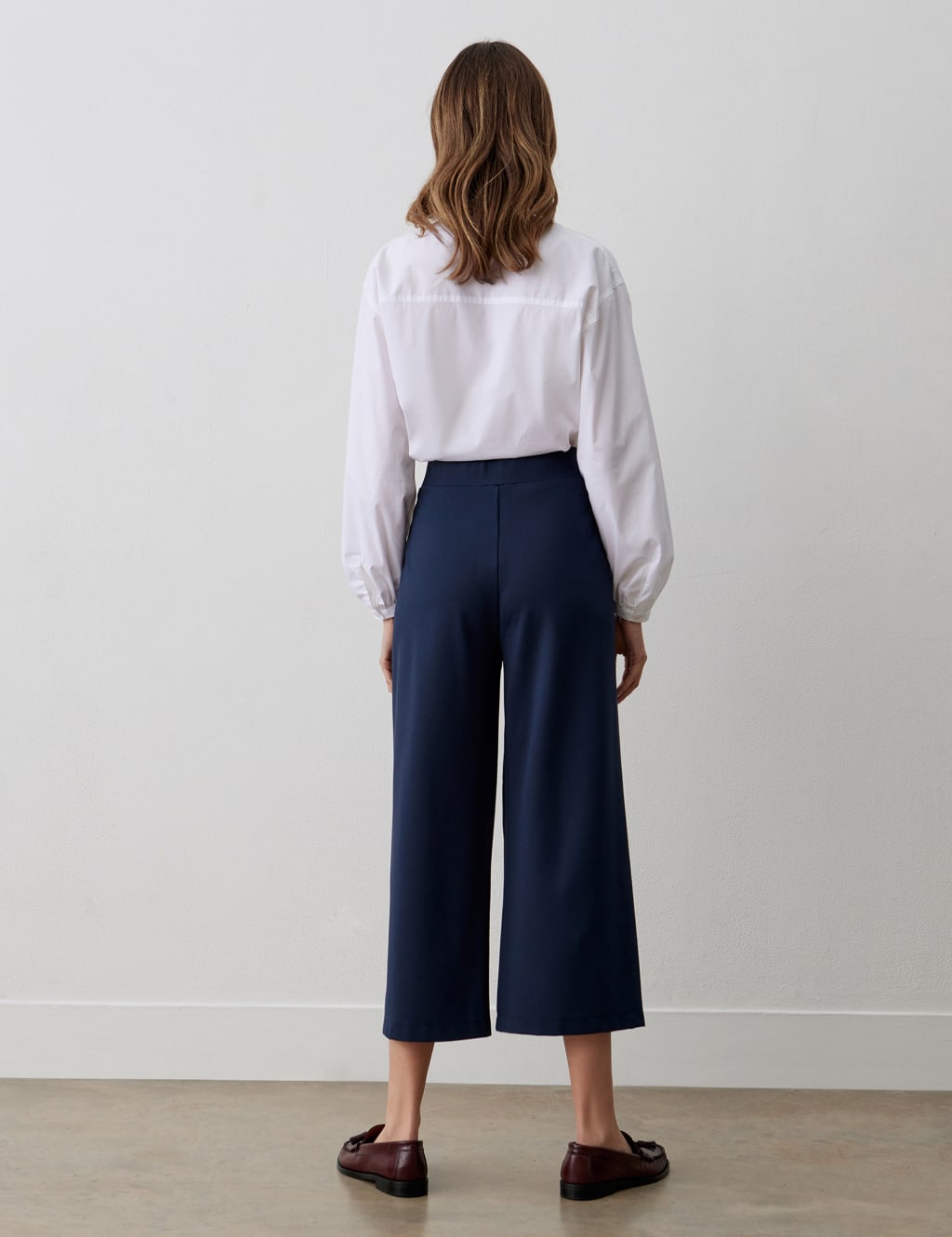 Elasticated Waist Wide Leg Culottes 2 of 4