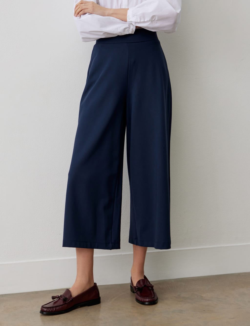 Elasticated Waist Wide Leg Culottes 3 of 4