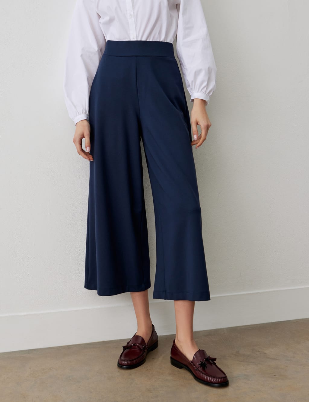 Elasticated Waist Wide Leg Culottes 4 of 4