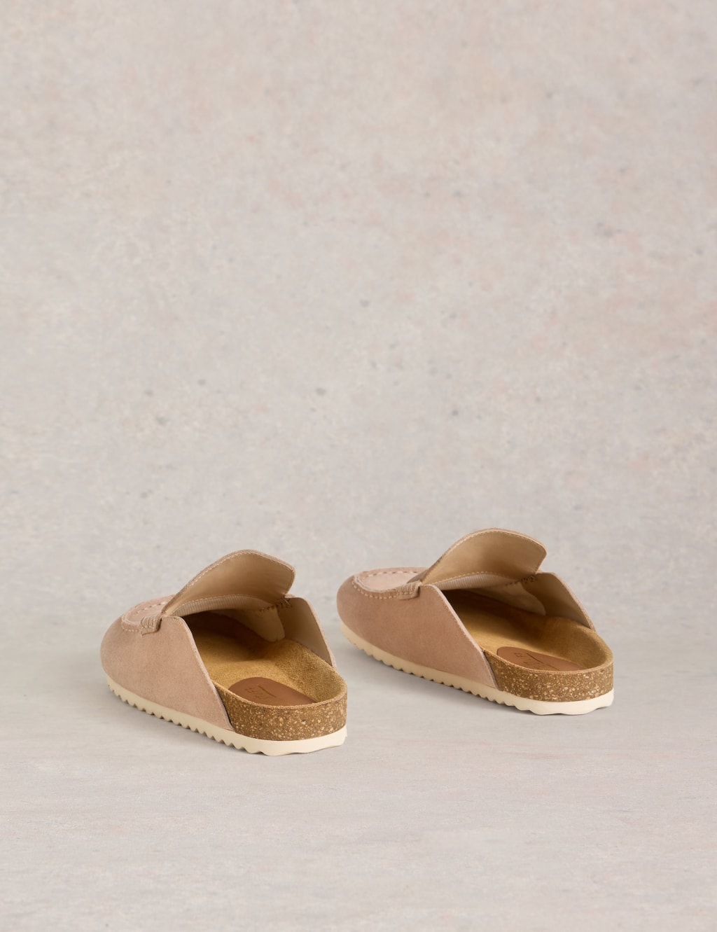 Suede Tassel Slip On Footbed Mules 3 of 4