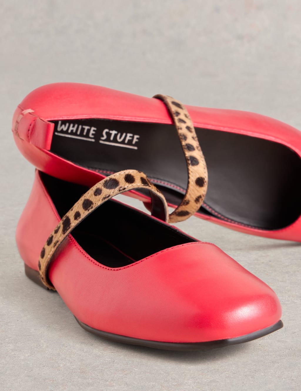 Leather Flat Ballet Pumps 4 of 4