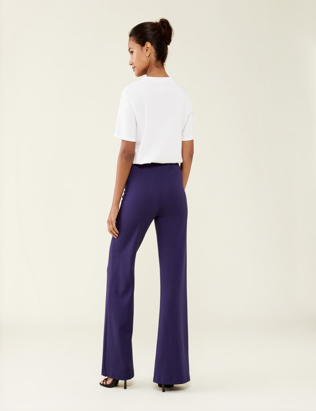 Elasticated Waist Wide Leg Trousers 4 of 5