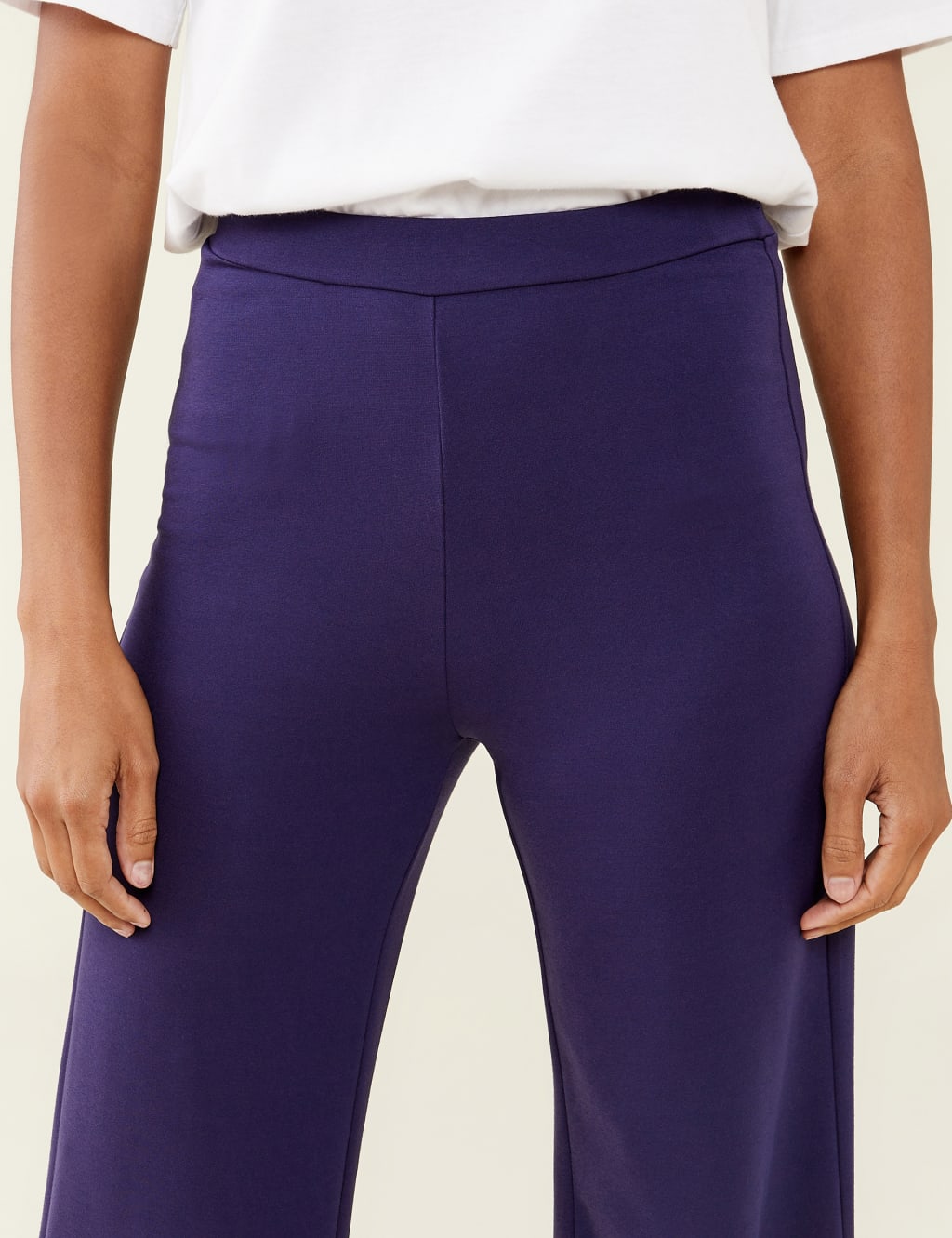 Elasticated Waist Wide Leg Trousers 5 of 5
