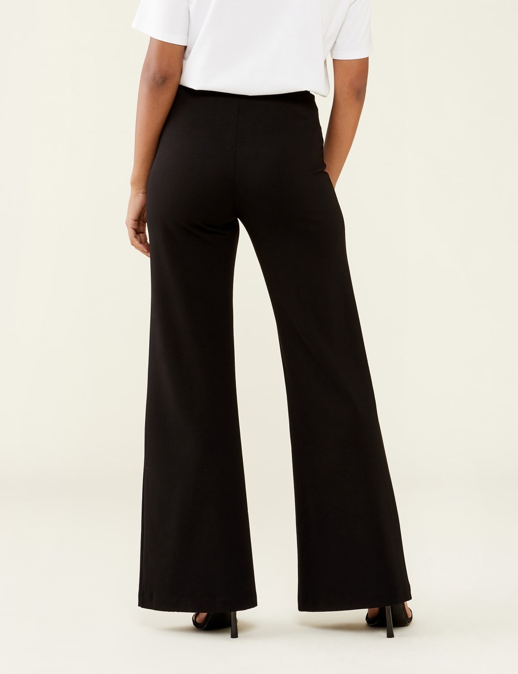 Elasticated Waist Wide Leg Trousers 4 of 5