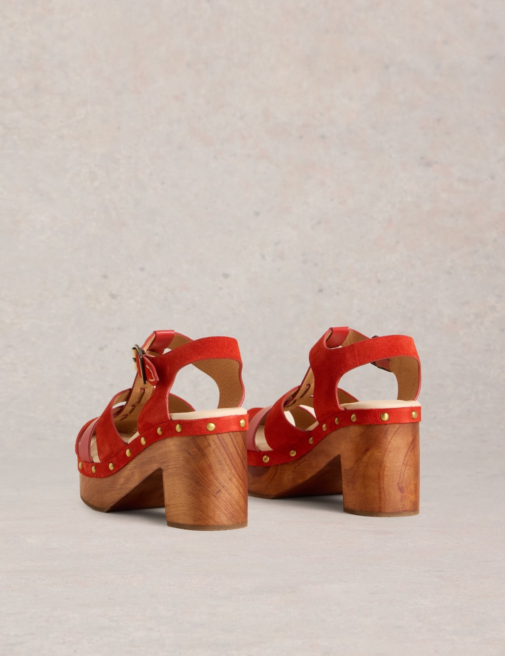 Leather Strappy Platform Sandals 3 of 4