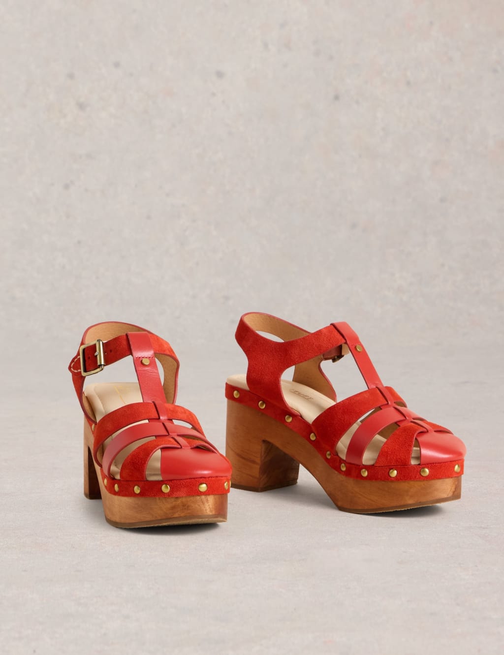 Leather Strappy Platform Sandals 2 of 4