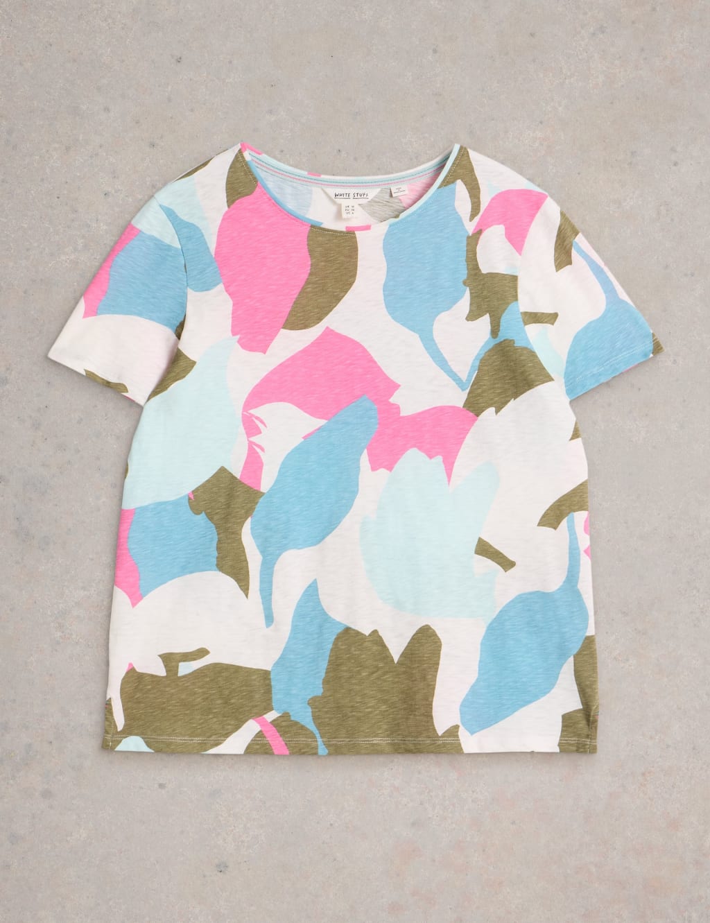 Pure Cotton Colour Block T-Shirt 2 of 6