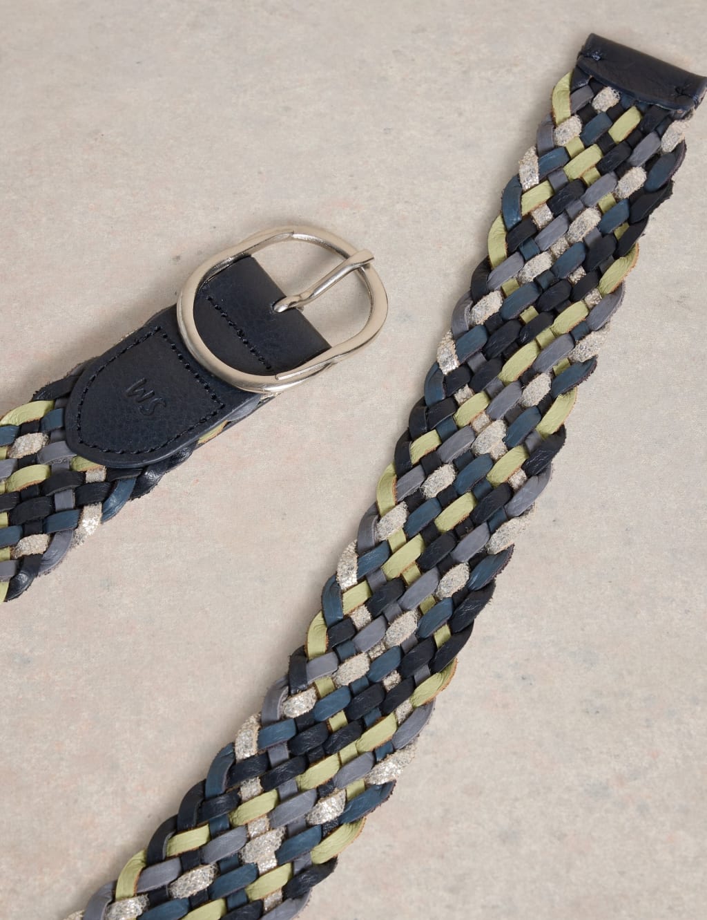 Leather Weave Jeans Belt 3 of 3