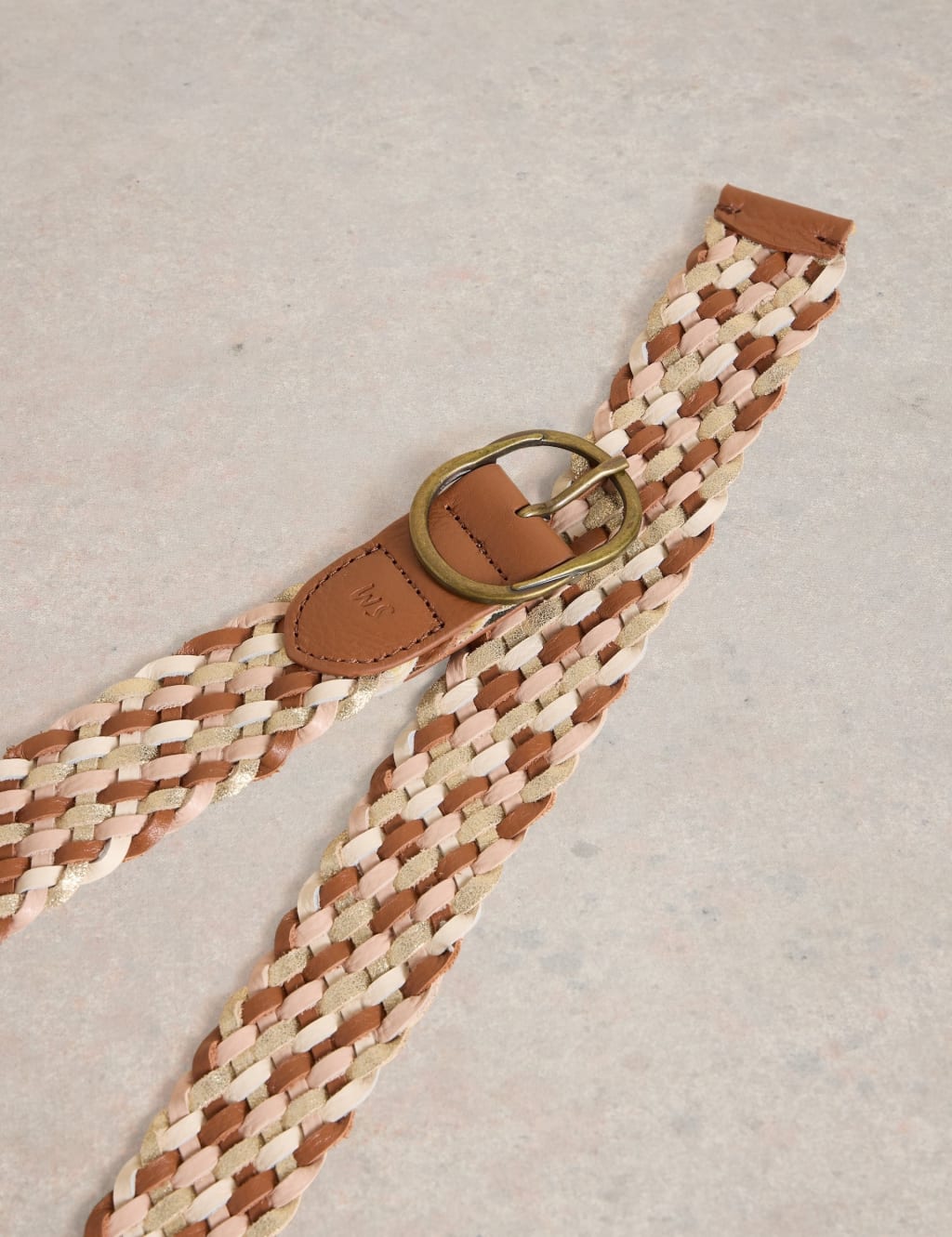 Leather Weave Jeans Belt 3 of 3