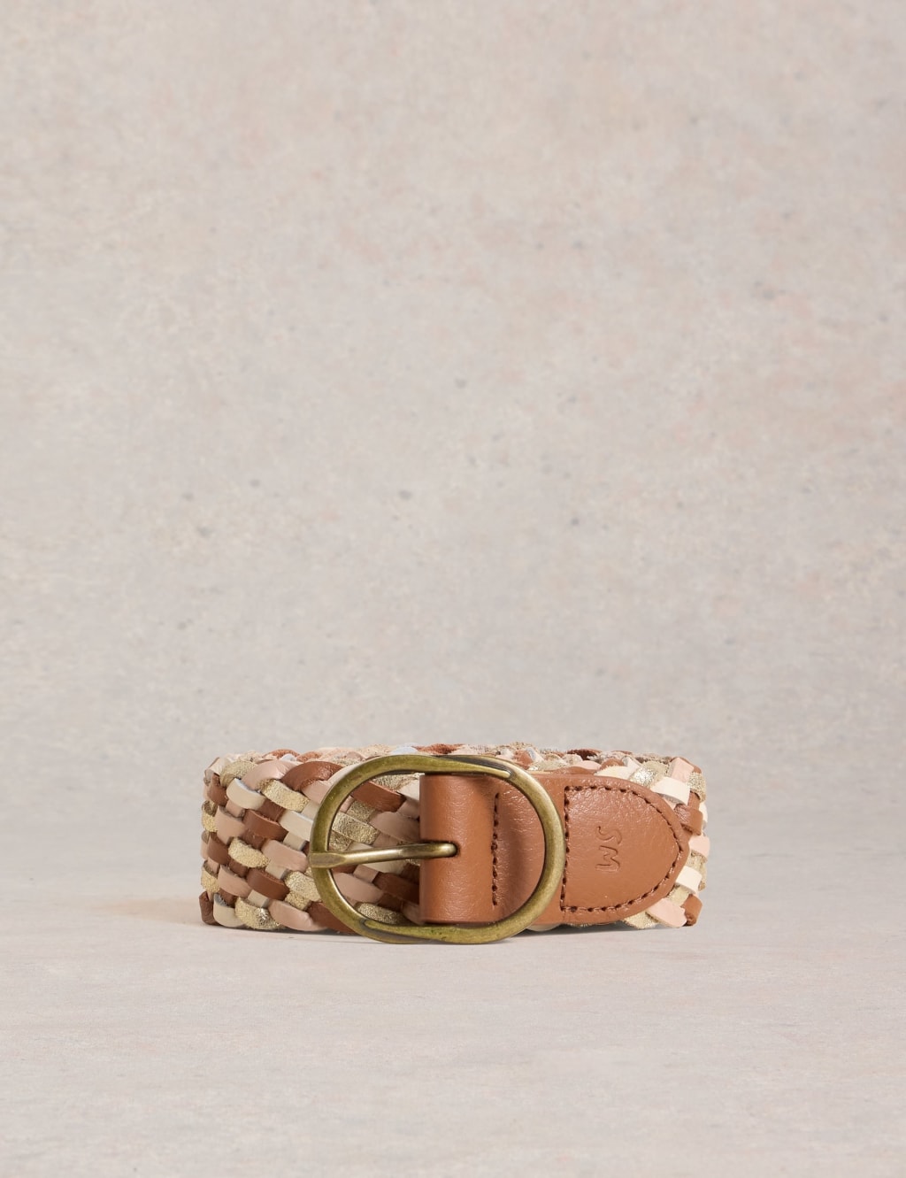 Leather Weave Jeans Belt 2 of 3