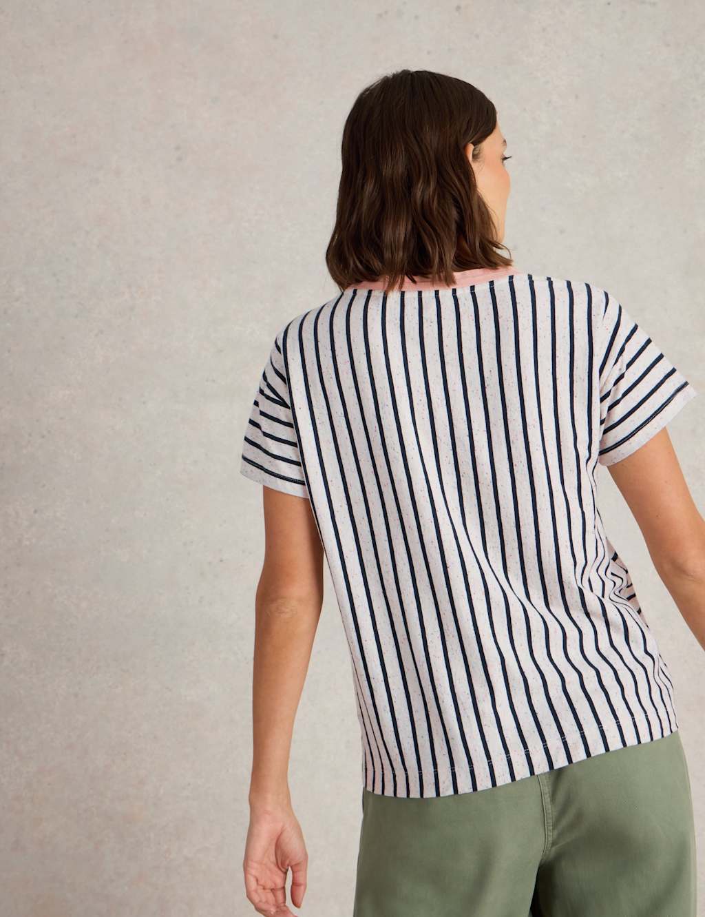 Pure Cotton Striped T-Shirt 5 of 7