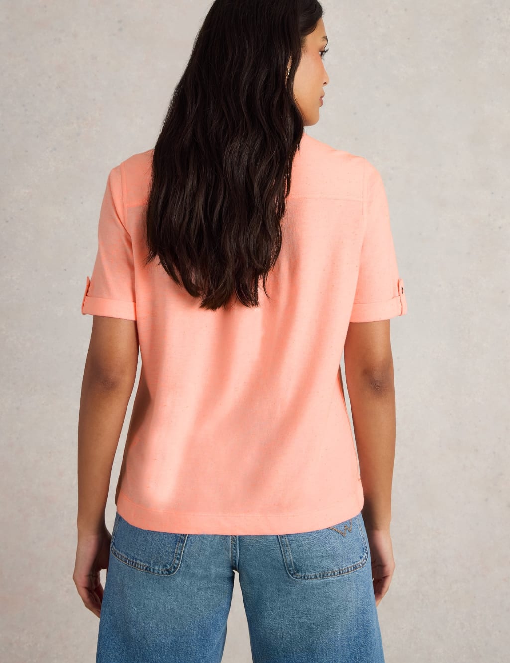 Cotton Blend Collared Shirt 4 of 6