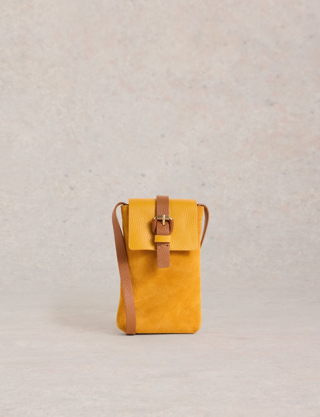 Leather Buckle Cross Body Phone Bag 2 of 4